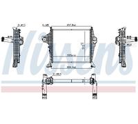 NISSENS 961327 Intercooler, échangeur pour MERCEDES-BENZ