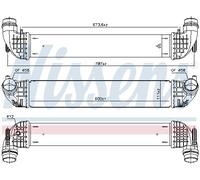 NISSENS 96140 Intercooler, échangeur pour OPEL,VAUXHALL