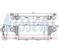 NISSENS 961458 Intercooler, échangeur pour MERCEDES-BENZ