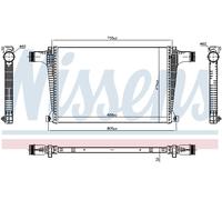 NISSENS 961470 Intercooler, échangeur pour AUDI,VW