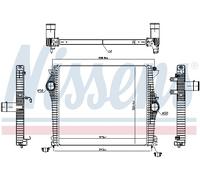 NISSENS 961532 Intercooler, échangeur pour ALFA ROMEO