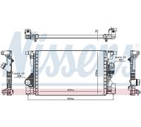 NISSENS 961559 Intercooler, échangeur pour MERCEDES-BENZ