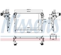 NISSENS 961570 Intercooler, échangeur pour MERCEDES-BENZ