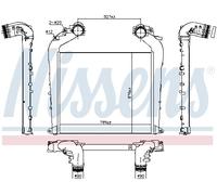 NISSENS 961574 Intercooler, échangeur pour MAN