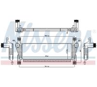NISSENS 961581 Intercooler, échangeur pour FORD