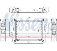 Incercooler NISSENS NIS 961604