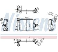 NISSENS 961633 Intercooler, échangeur pour RENAULT
