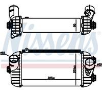 NISSENS 96187 Intercooler, échangeur pour HYUNDAI,KIA