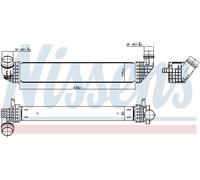 NISSENS 96200 Intercooler, échangeur pour RENAULT