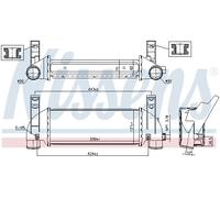 NISSENS 96219 Intercooler, échangeur pour FORD