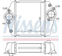 NISSENS 96372 Intercooler, échangeur pour MAZDA