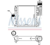 NISSENS 96380 Intercooler