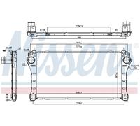 NISSENS 96401 Intercooler, échangeur pour TOYOTA