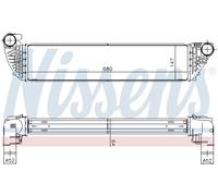 NISSENS 96418 Intercooler, échangeur pour RENAULT