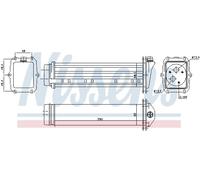 NISSENS 96432 Intercooler, échangeur pour AUDI,PORSCHE,VW