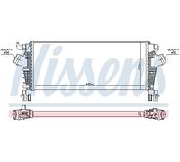 NISSENS 96463 Intercooler, échangeur pour OPEL,VAUXHALL