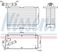 NISSENS 96470 Intercooler, échangeur pour AUDI,SEAT,SKODA,VW