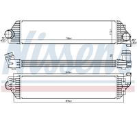 NISSENS 96501 Intercooler, échangeur pour NISSAN,OPEL,RENAULT,VAUXHALL