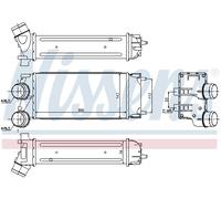 NISSENS 96514 Intercooler, échangeur pour CITROËN,DS,PEUGEOT