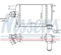 NISSENS 96529 Intercooler, échangeur pour DACIA,RENAULT