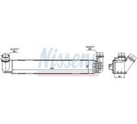 Nissens Refroidisseur d'air de suralimentation (Intercooler) 96546