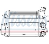 NISSENS 96553 Intercooler, échangeur pour FORD