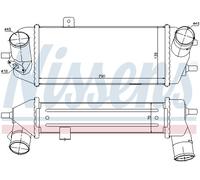 NISSENS 96558 Intercooler, échangeur pour HYUNDAI,KIA