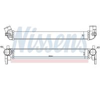 NISSENS 96566 Intercooler, échangeur pour AUDI,SEAT,SKODA,VW