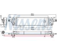 NISSENS 96582 Intercooler, échangeur pour NISSAN,RENAULT