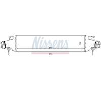NISSENS 96588 Intercooler, échangeur pour OPEL,VAUXHALL