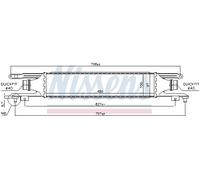 NISSENS 96589 Intercooler, échangeur pour OPEL,VAUXHALL