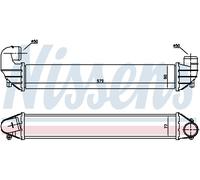 NISSENS 96634 Intercooler, échangeur pour FORD,SEAT,VW