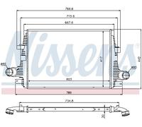NISSENS 96644 Intercooler, échangeur pour ALFA ROMEO