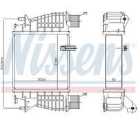 NISSENS 96645 Intercooler, échangeur pour NISSAN,RENAULT