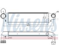 NISSENS 96654 Intercooler, échangeur pour BMW