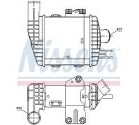 NISSENS 96661 Intercooler, échangeur pour HYUNDAI,KIA