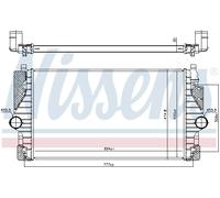 NISSENS 96755 Intercooler, échangeur pour VW