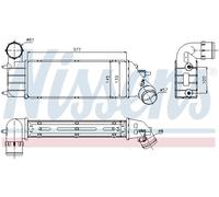 NISSENS 96766 Intercooler