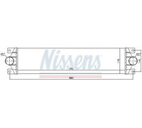 NISSENS 96767 Intercooler, échangeur pour NISSAN,OPEL,RENAULT,VAUXHALL