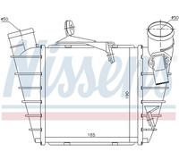 NISSENS 96770 Intercooler, échangeur pour SEAT,SKODA,VW