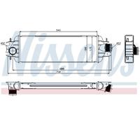 NISSENS 96775 Intercooler, échangeur pour NISSAN,OPEL,RENAULT,VAUXHALL