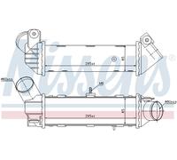 NISSENS 96796 Intercooler, échangeur pour SEAT,VW