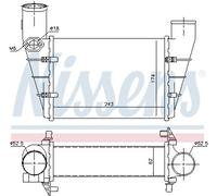 NISSENS 96896 Intercooler, échangeur pour AUDI,VW