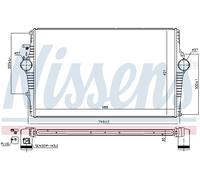 NISSENS 969001 Intercooler, échangeur pour VOLVO