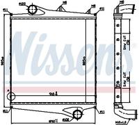 NISSENS 96961 Intercooler, échangeur pour VOLVO