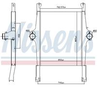 NISSENS 97022 Intercooler, échangeur pour IVECO