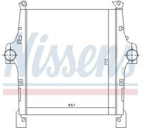 Intercooler, échangeur NISSENS 97047 pour IVECO TRAKKER I 7.79 2004-2012