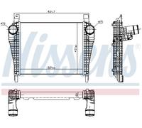 NISSENS 97064 Intercooler, échangeur pour IVECO