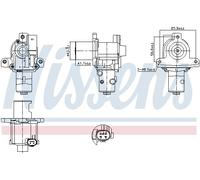 NISSENS 98183 Vanne EGR pour DACIA,NISSAN,RENAULT,SUZUKI