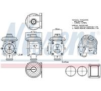 NISSENS 98219 Vanne EGR